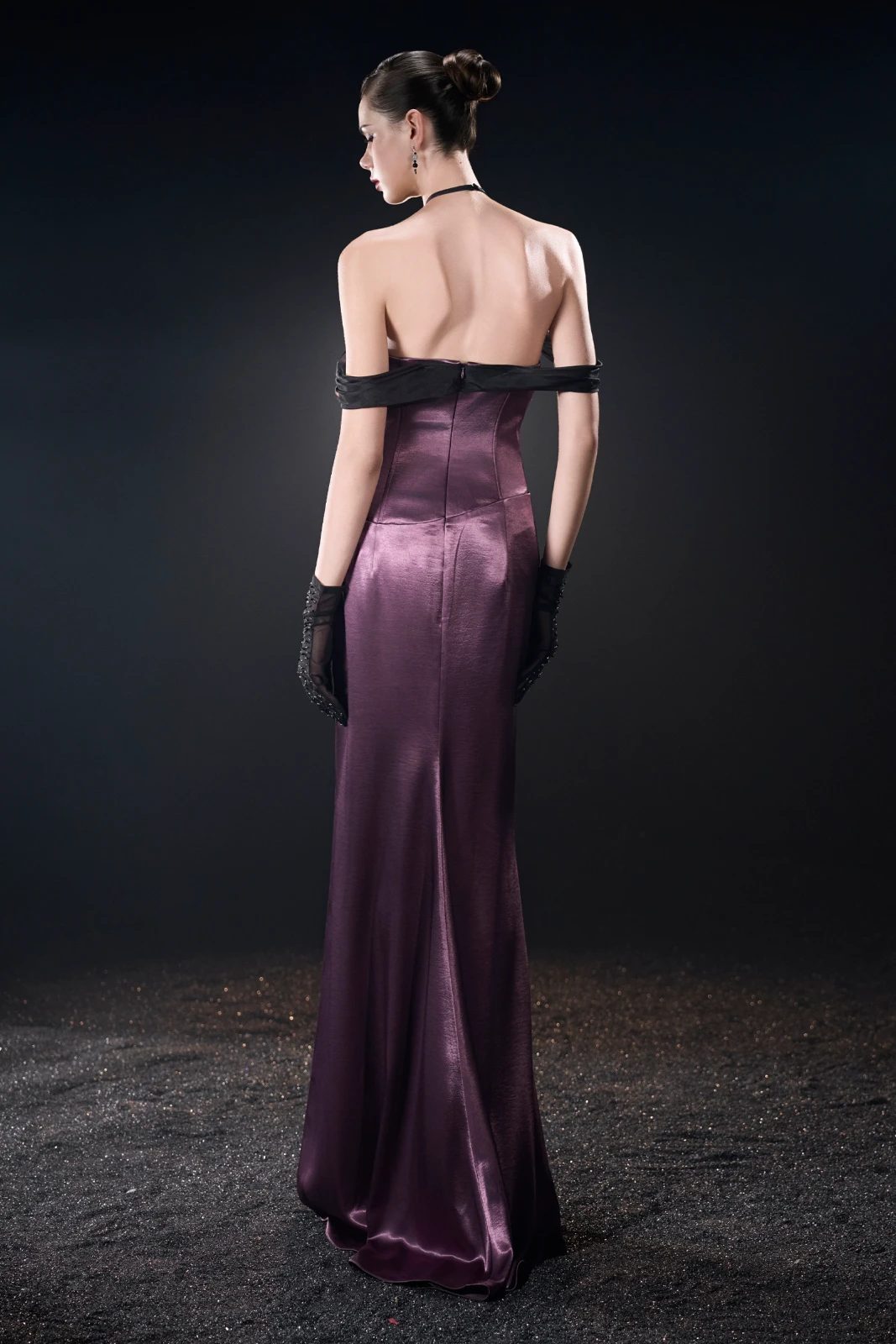 Onyx Chain Detail Maxi Dress - MEAN BLVD