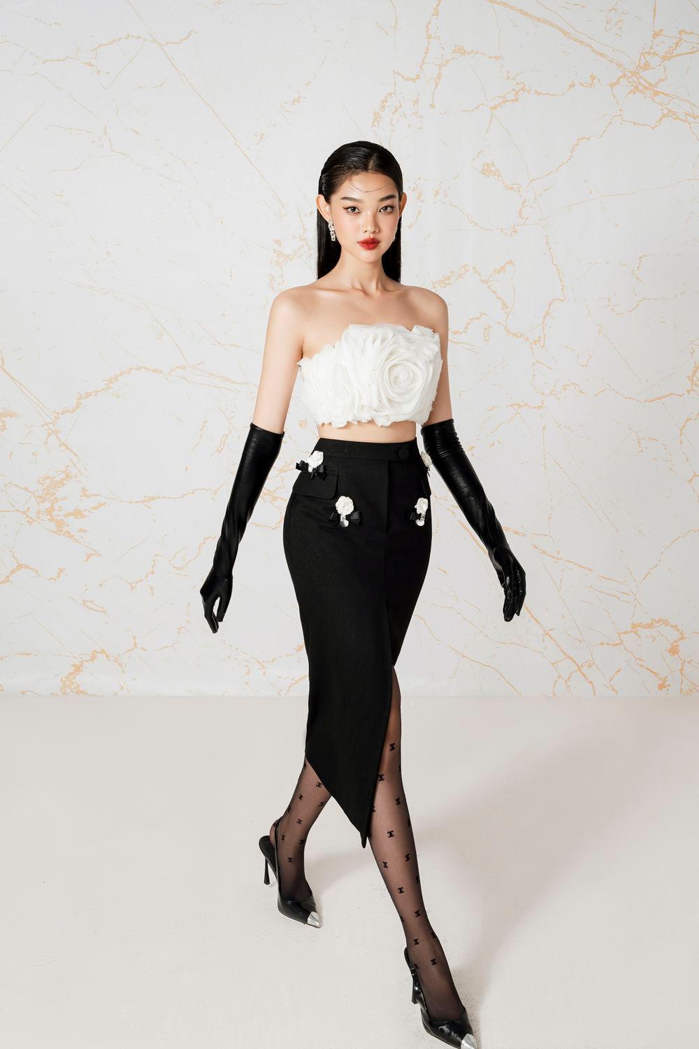 Ophelia Pencil High Waist Burlap Midi Skirt - MEAN BLVD