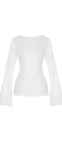 Orchid Bodycon Long Sleeved Spandex Top - MEAN BLVD