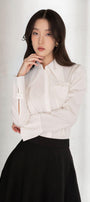 Palmer Straight Poet Sleeved Raw Fabric Shirt - MEAN BLVD