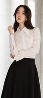 Palmer Straight Poet Sleeved Raw Fabric Shirt - MEAN BLVD