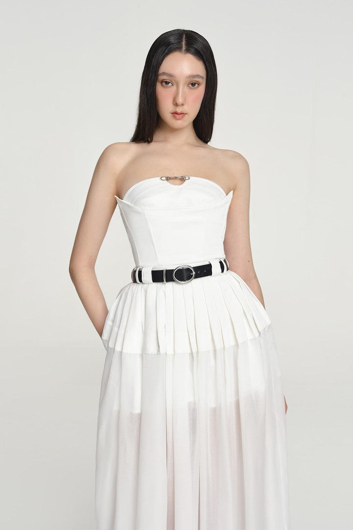 Pandora Khaki Maxi Dress - MEAN BLVD