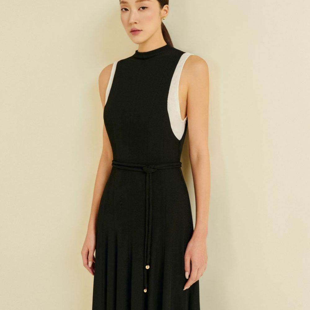 Pansy A-line Sleeveless Wool Ankle Length Dress - MEAN BLVD