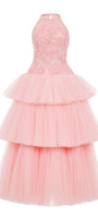 Penelope Tiered Tulle Midi Dress - MEAN BLVD