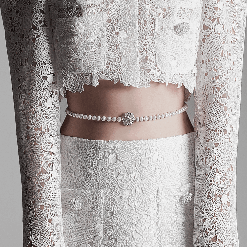 Perle Beaded Belt - MEAN BLVD