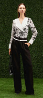 Persephone Straight Side Pleated Rain Cloth Floor Length Pants - MEAN BLVD