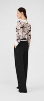 Persephone Straight Side Pleated Rain Cloth Floor Length Pants - MEAN BLVD
