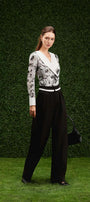 Persephone Straight Side Pleated Rain Cloth Floor Length Pants - MEAN BLVD