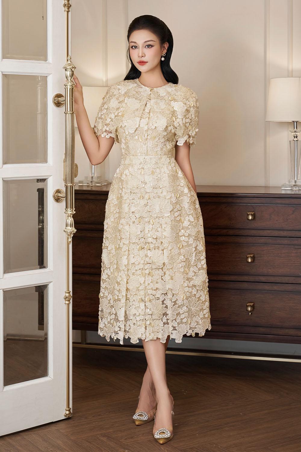 66000円→❣️ Petal lace dress MURRAL｜レディース