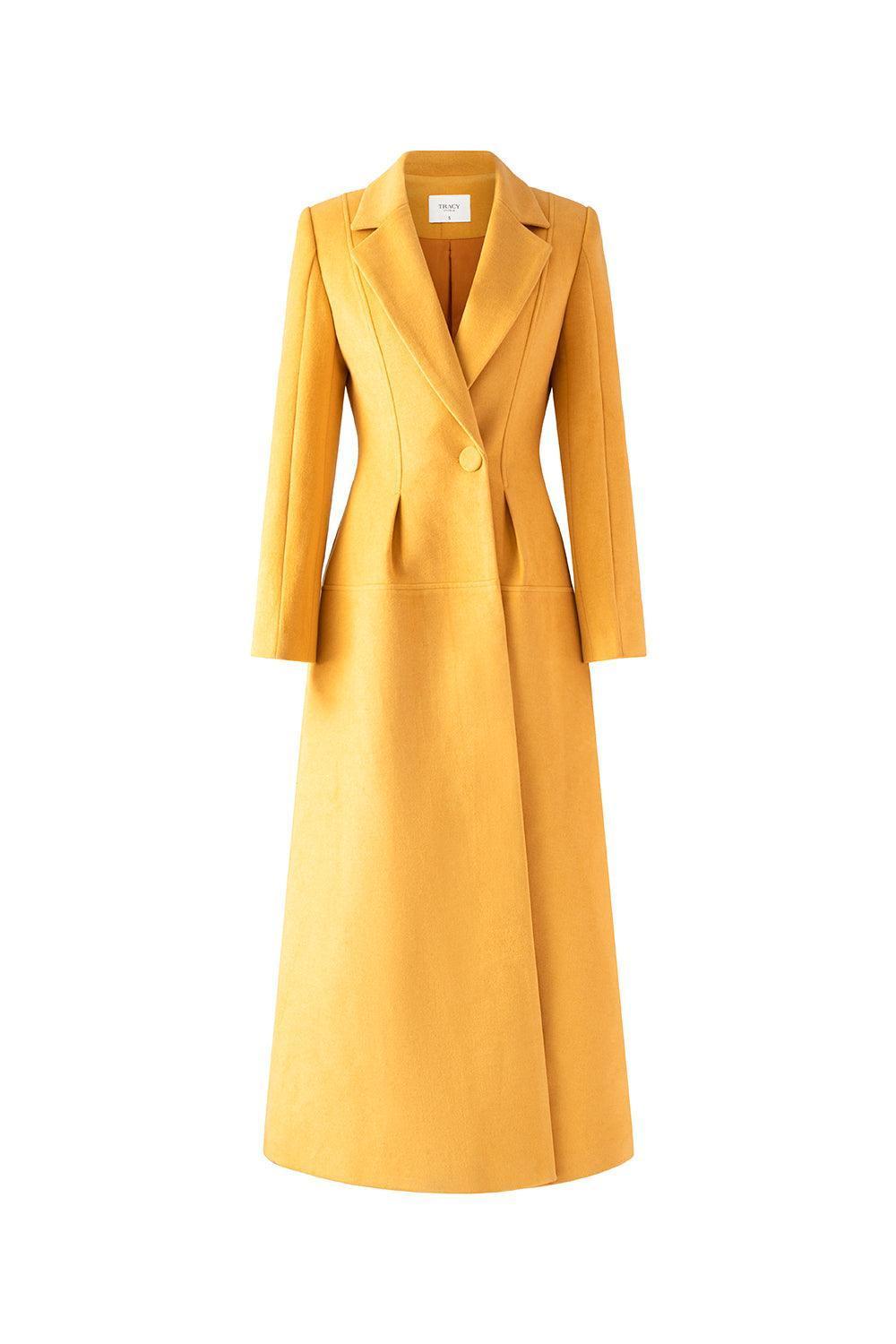 Peyton Structured Notch Lapel Felt Trench Coat - MEAN BLVD