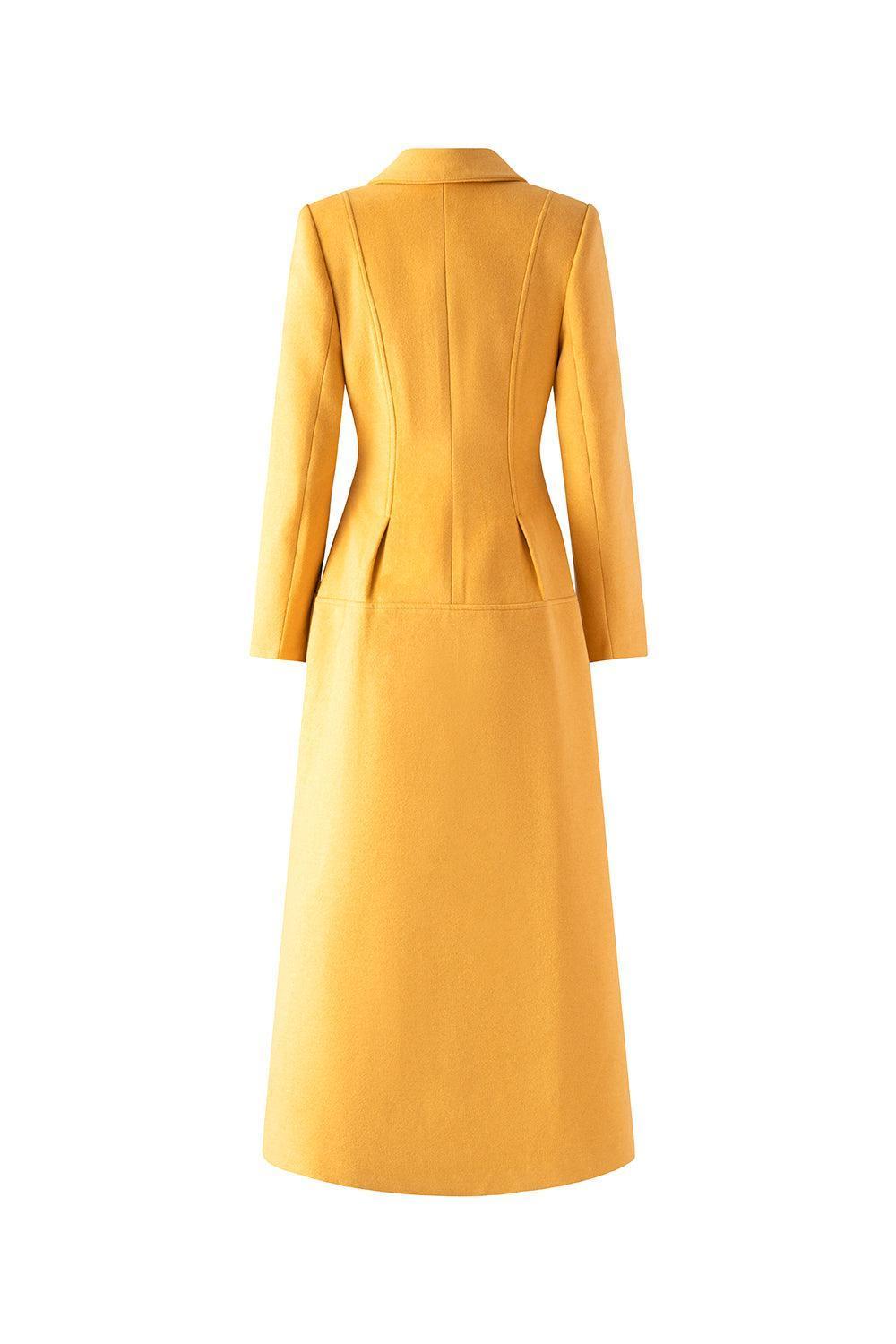 Peyton Structured Notch Lapel Felt Trench Coat - MEAN BLVD