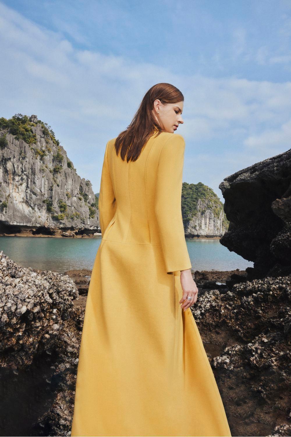 Peyton Structured Notch Lapel Felt Trench Coat - MEAN BLVD