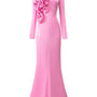 Phantasm Trumpet Long Sleeved Silk Floor Length Dress - MEAN BLVD