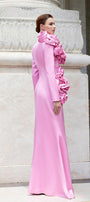 Phantasm Trumpet Long Sleeved Silk Floor Length Dress - MEAN BLVD