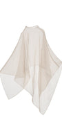 Phi Asymmetric See-Through Cotton Lawn Cape - MEAN BLVD