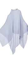 Phi Asymmetric See-Through Cotton Lawn Cape - MEAN BLVD