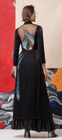 Phoenix Sheath Long Sleeved Viscose Calf Length Ao Dai - MEAN BLVD