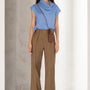 Phoenix Straight Basic Polycotton Floor Length Trousers - MEAN BLVD
