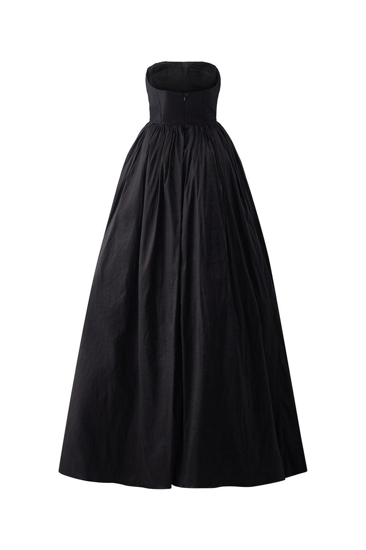 Pilgrim Ball Gown Straight Across Neck Taffeta Floor Length Dress - MEAN BLVD