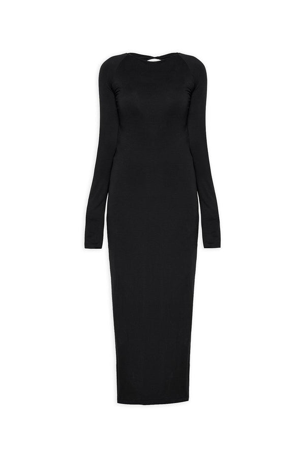 Placido Pencil Long Sleeved Cotton Spandex Midi Dress - MEAN BLVD