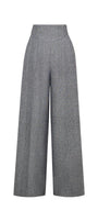 Platine Straight High Waist Tweed Floor Length Pants - MEAN BLVD