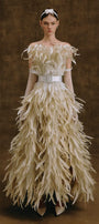 Plume Feather Maxi Dress - MEAN BLVD