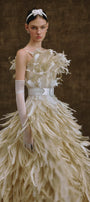 Plume Feather Maxi Dress - MEAN BLVD