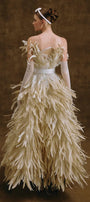Plume Feather Maxi Dress - MEAN BLVD