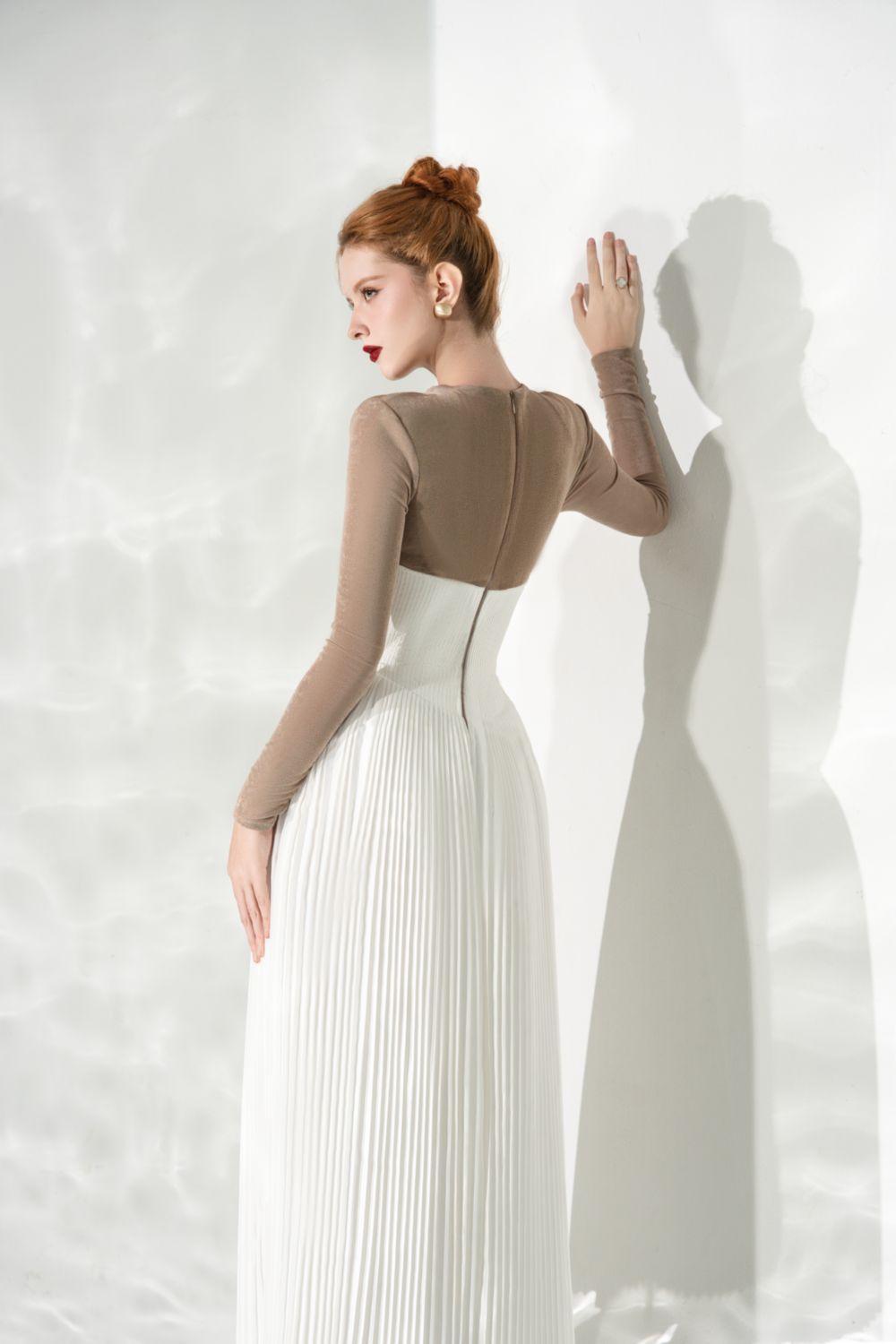 satin crossover dress Deep Crossover Back Satin Maxi Dress With V-Neck
