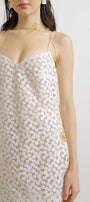 Porter Trapezoid Spaghetti Strap Lace Mini Dress - MEAN BLVD