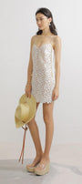 Porter Trapezoid Spaghetti Strap Lace Mini Dress - MEAN BLVD