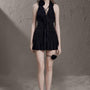 Prati Drop Waist Gathered Knitted Fabric Mini Dress - MEAN BLVD
