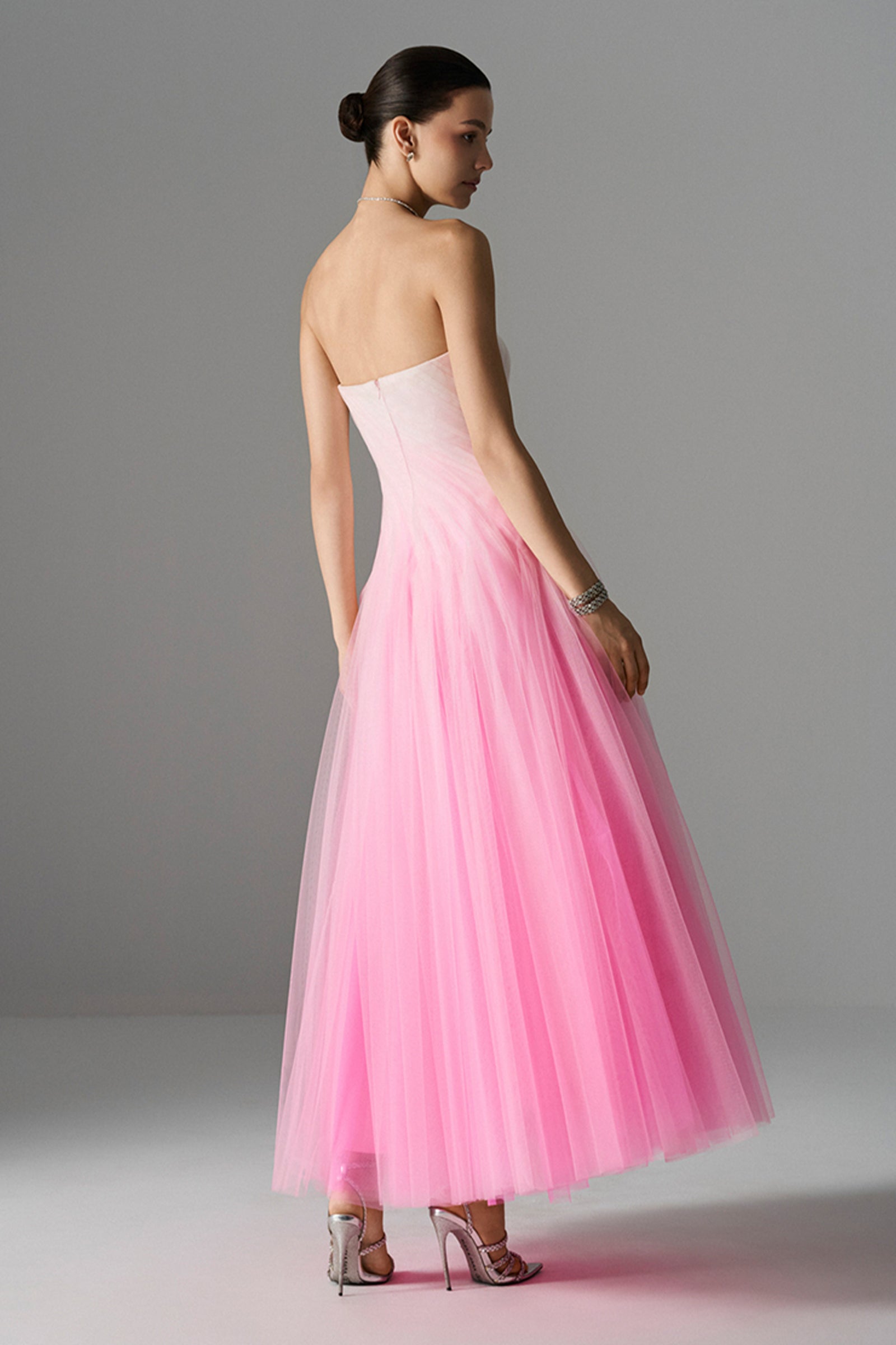 Sorbet Draped Maxi Dress