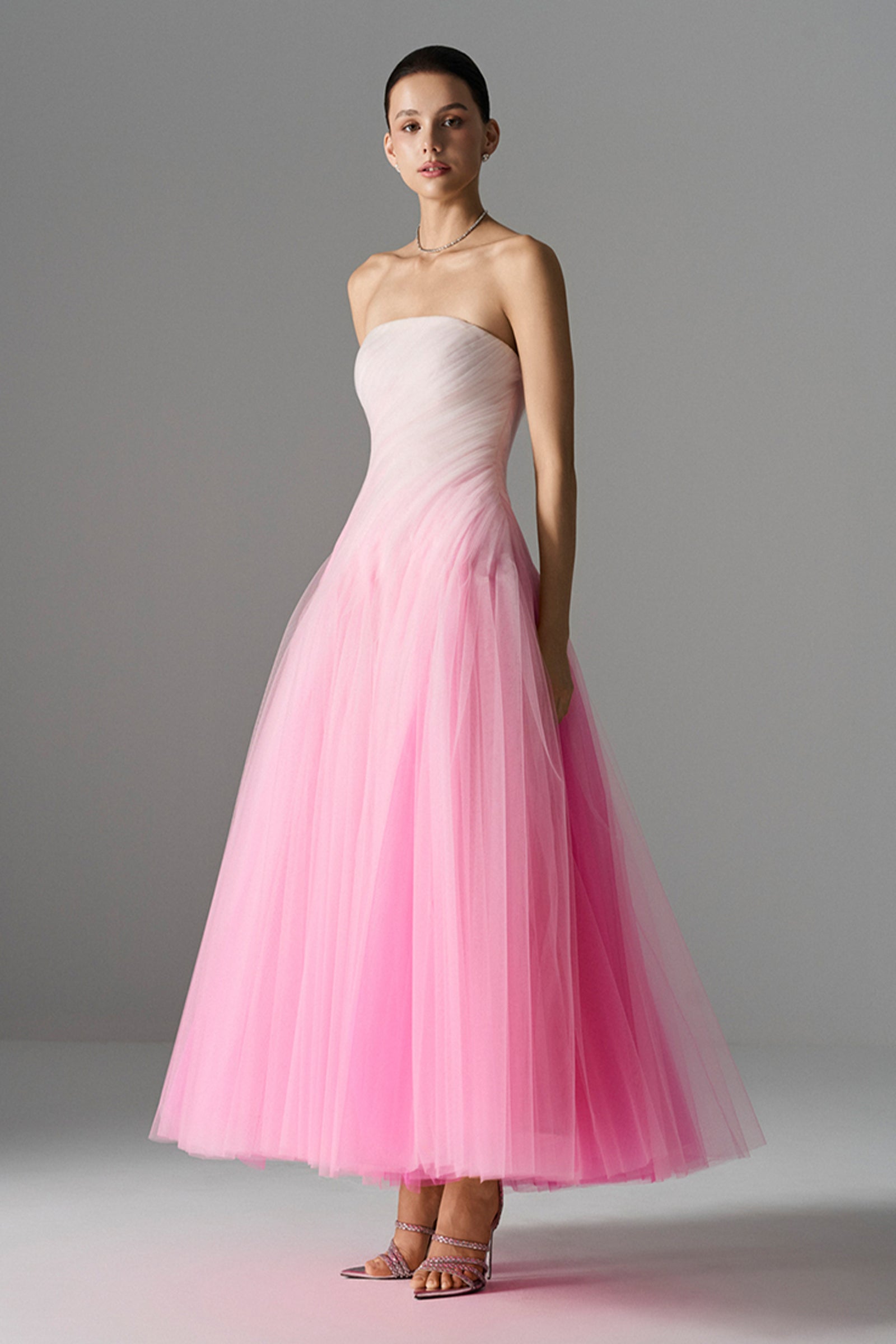 Sorbet Draped Maxi Dress