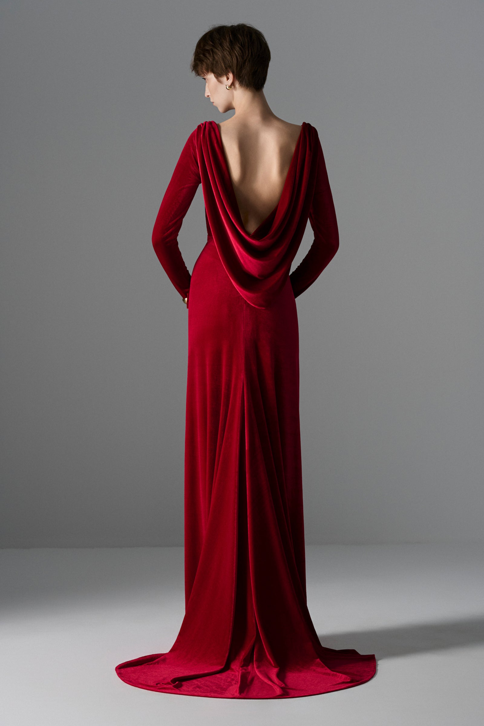 Passion Draped Maxi Dress