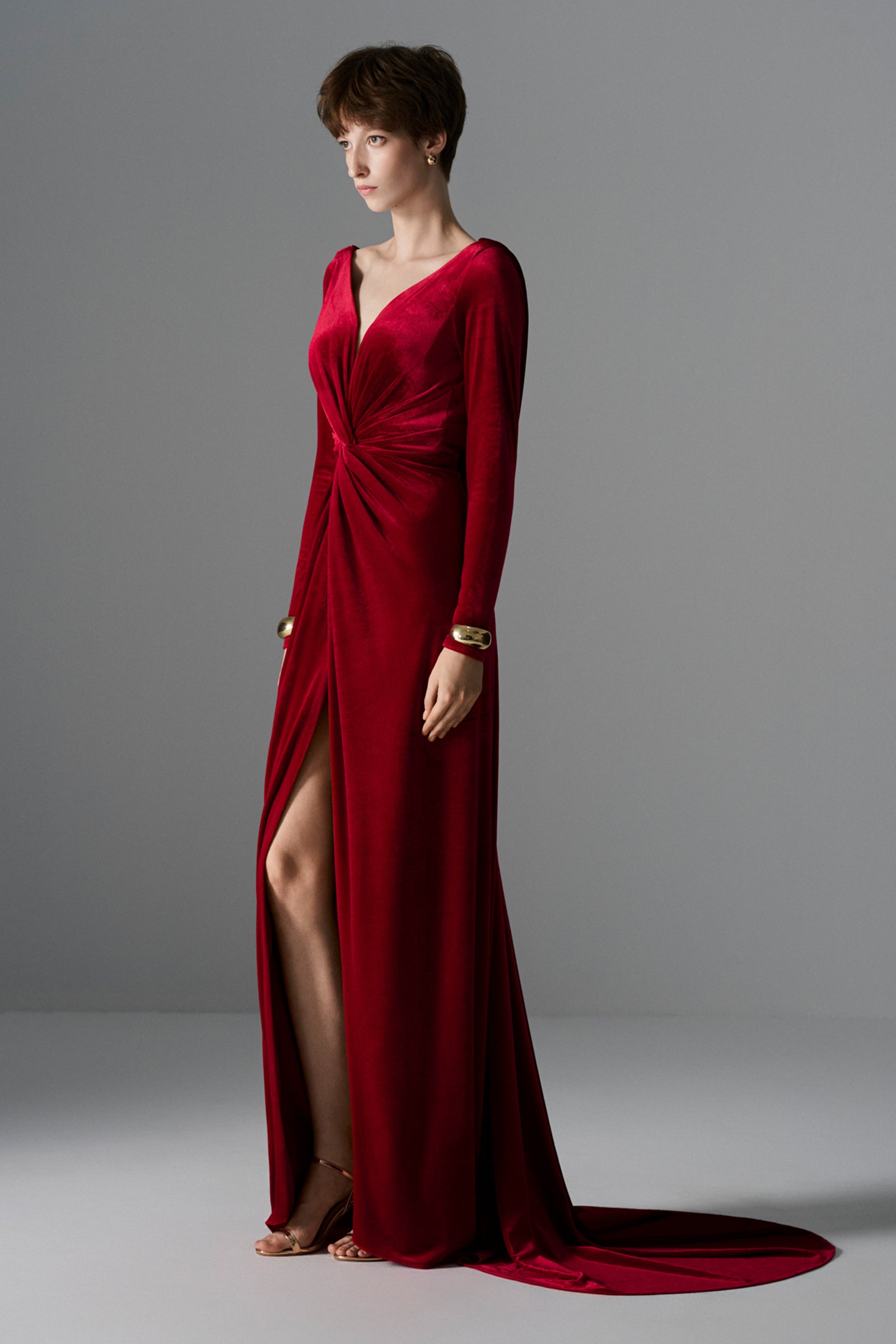 Passion Draped Maxi Dress
