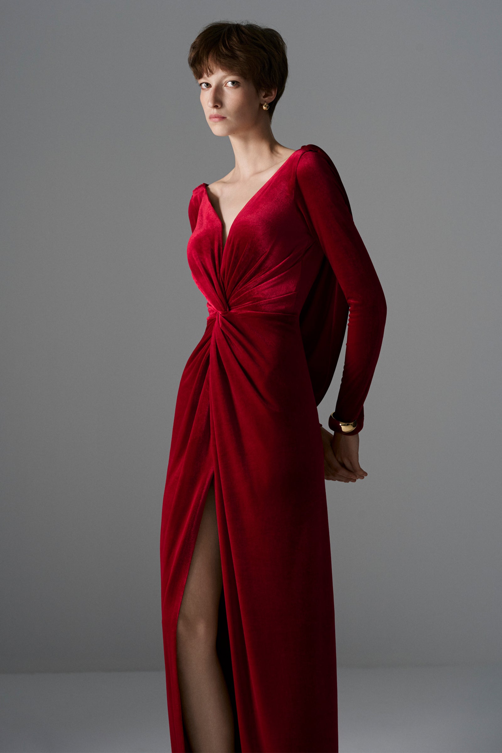 Passion Draped Maxi Dress