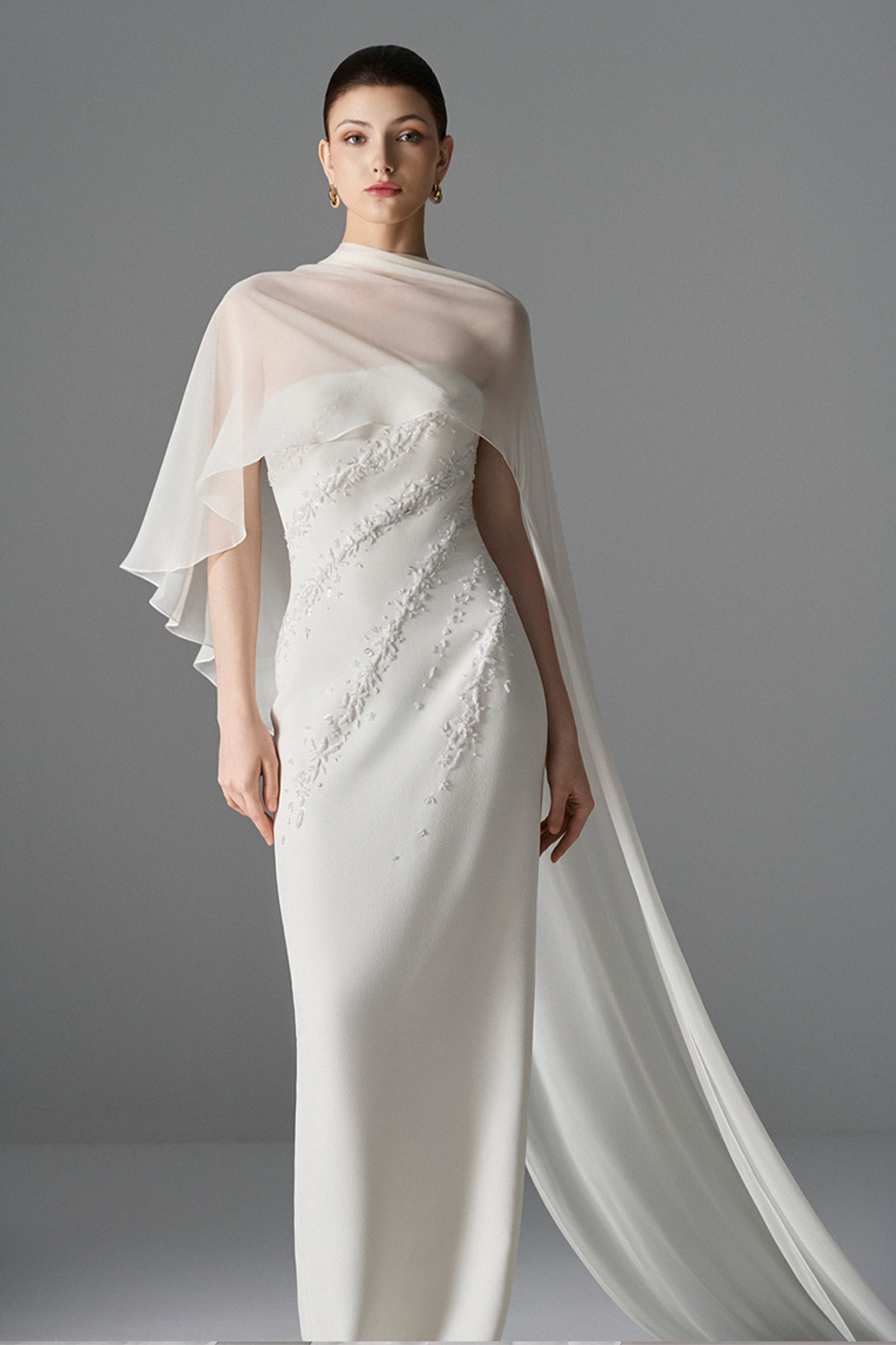 Liquid Embroidery Maxi Dress