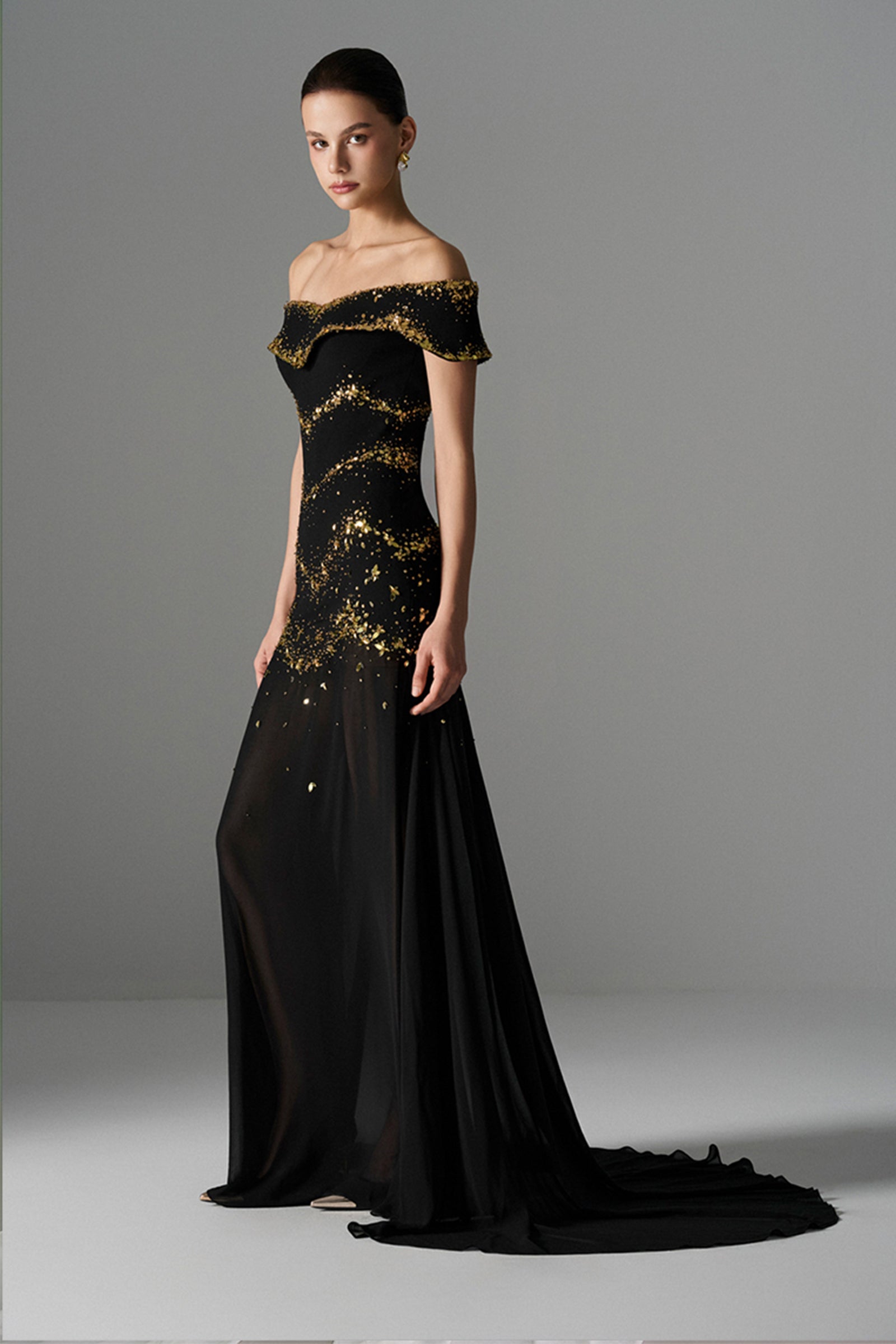 Galaxy Sequin Maxi Dress