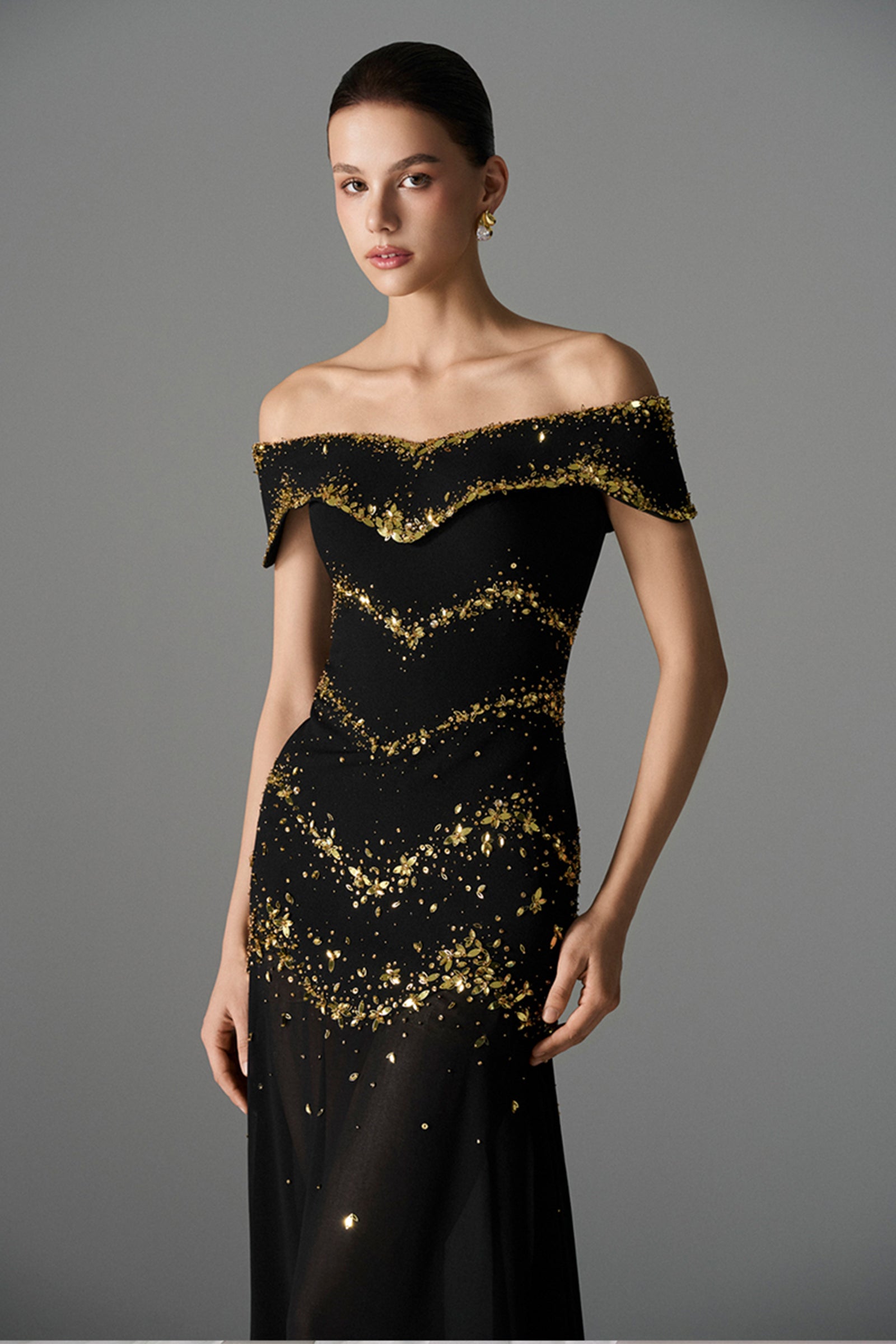 Galaxy Sequin Maxi Dress