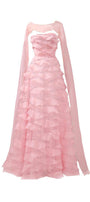 Preston Cape Ruffle Layer Organza Floor Length Set - MEAN BLVD