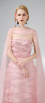 Preston Cape Ruffle Layer Organza Floor Length Set - MEAN BLVD