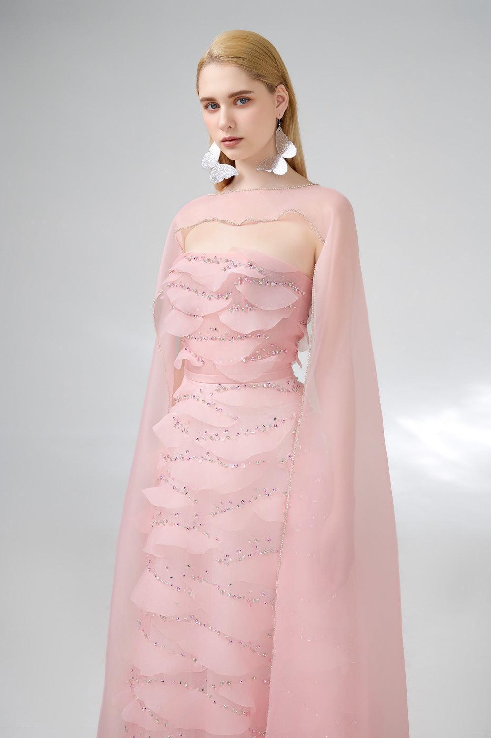Preston Cape Ruffle Layer Organza Floor Length Set - MEAN BLVD