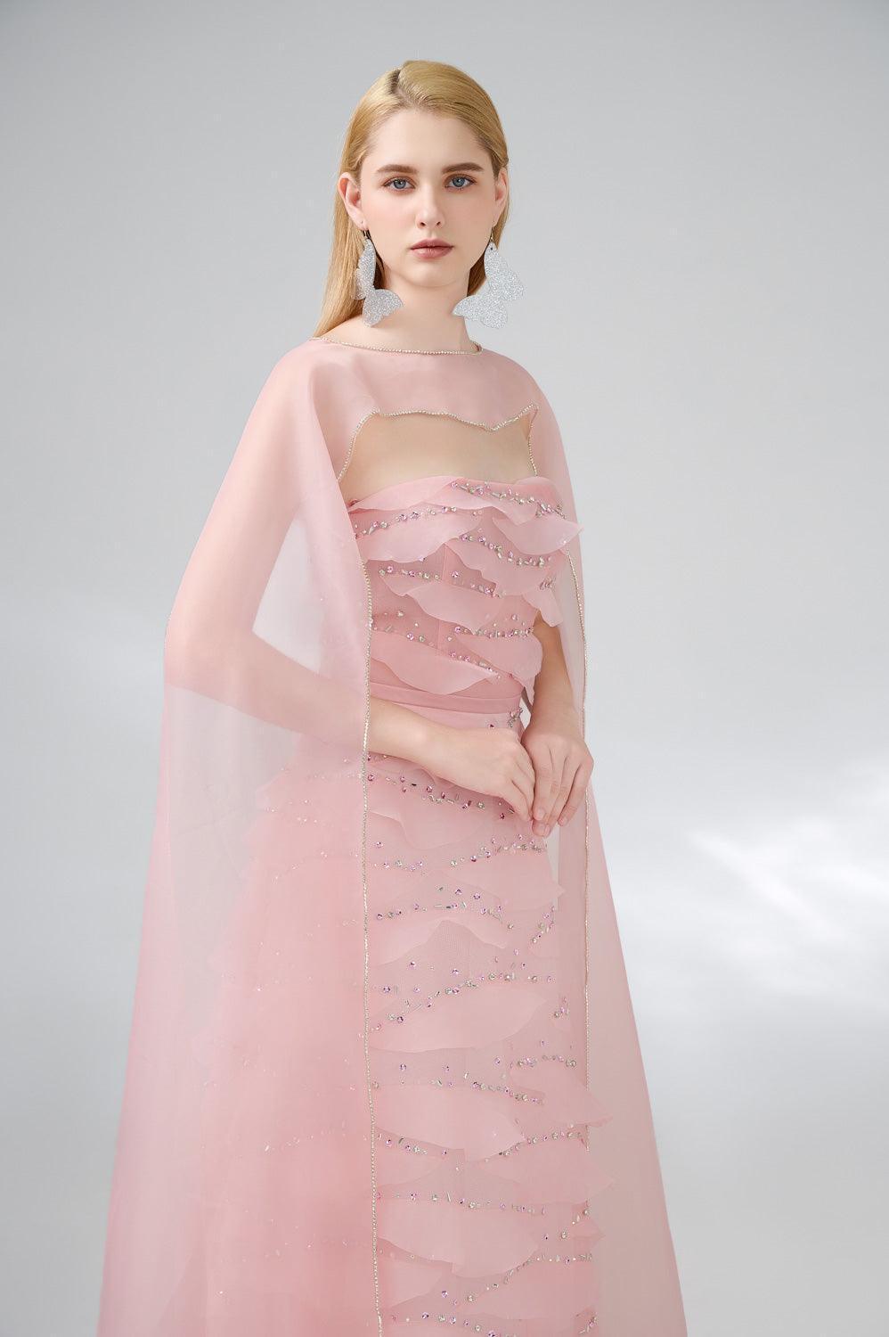 Preston Cape Ruffle Layer Organza Floor Length Set - MEAN BLVD