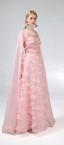 Preston Cape Ruffle Layer Organza Floor Length Set - MEAN BLVD