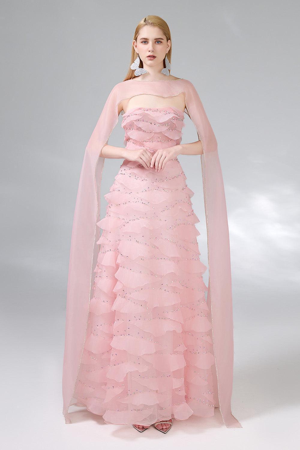 Preston Cape Ruffle Layer Organza Floor Length Set - MEAN BLVD