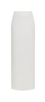 Pristine Straight High Waist Polyester Floor Length Skirt - MEAN BLVD