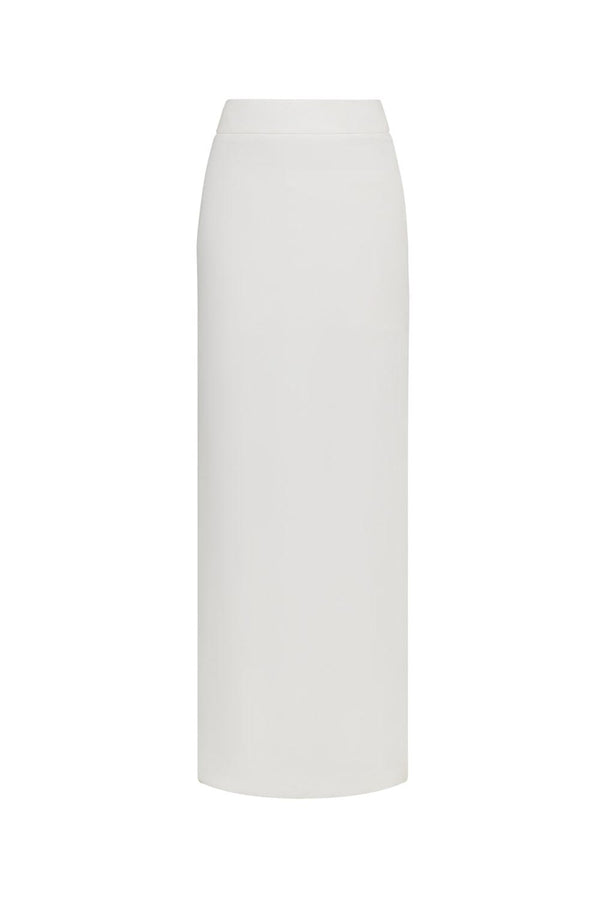 Pristine Straight High Waist Polyester Floor Length Skirt - MEAN BLVD