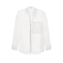 Pristy Straight Cuff Sleeved Organza Satin Shirt - MEAN BLVD