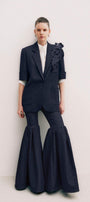 Pristy Straight Cuff Sleeved Organza Satin Shirt - MEAN BLVD